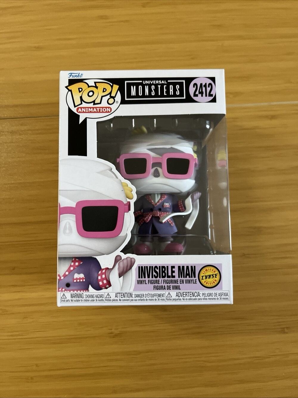 Funko POP Universal Monsters Invisible Man New In Box